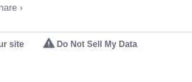 Disqus interface showing 'Do not sell my data', linking to data sharing policies.